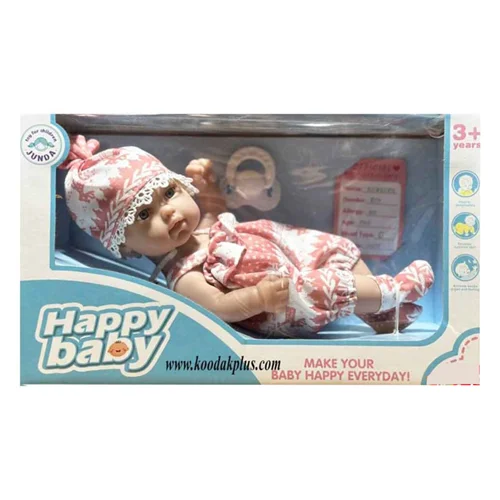 عروسک هپی بی بی مدل نوزاد کد 2-1101 طول 24 سانتی متر