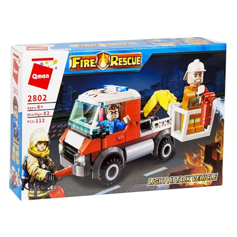 ساختنی کیومن مدل کامیون آتش نشانی کد 2802