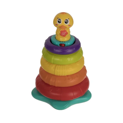 بازی آموزشی هولی تویز مدل Stacking Rainbow Duck