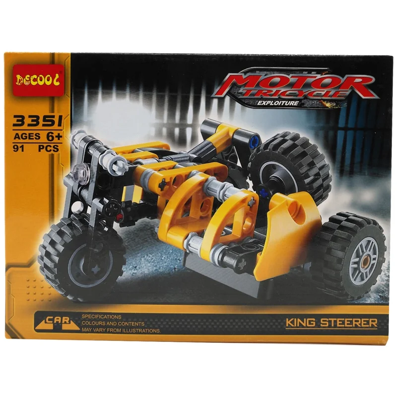 ساختنی دکول مدلMotor Tricycle 3351 کد KTS-012