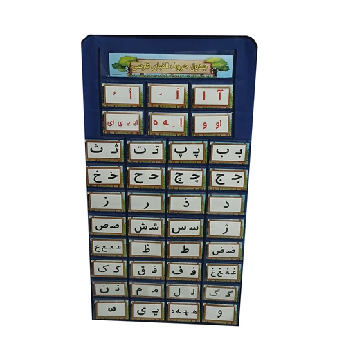 بازی آموزشی رساکو مدل جدول حروف الفبای فارسی