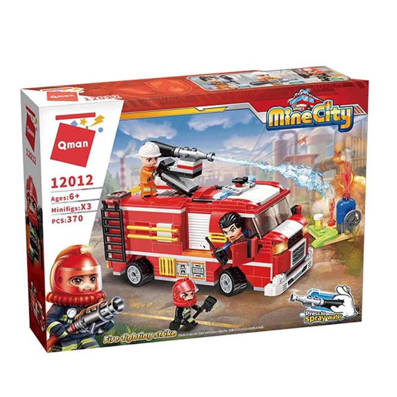 ساختنی کیومن مدل ماشین آتشنشانی کد 12012