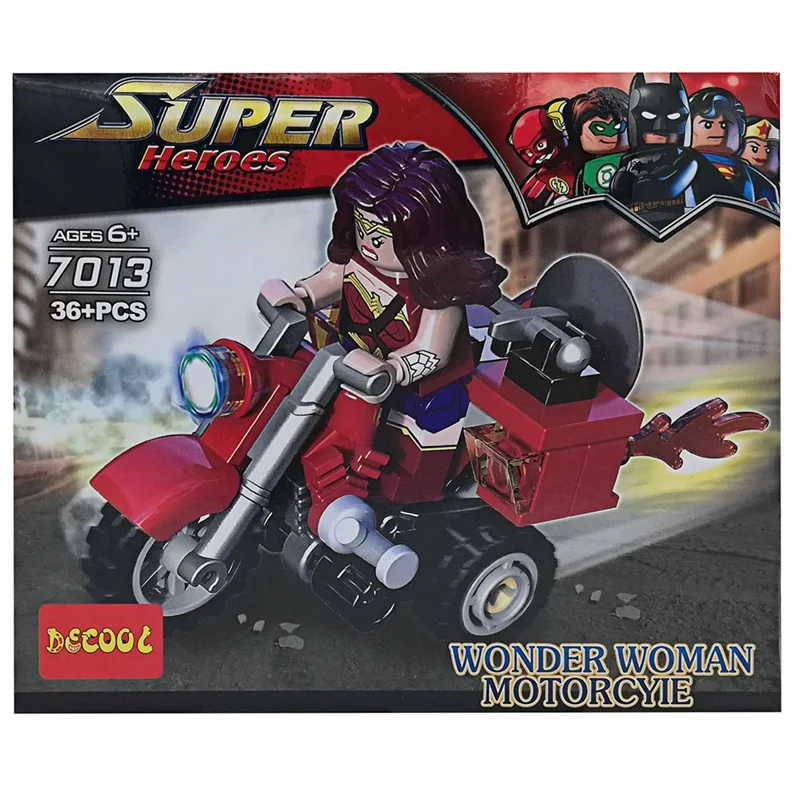ساختنی دکول مدل Super Heroes سری Wonder Woman 7013  تعداد 36 تکه