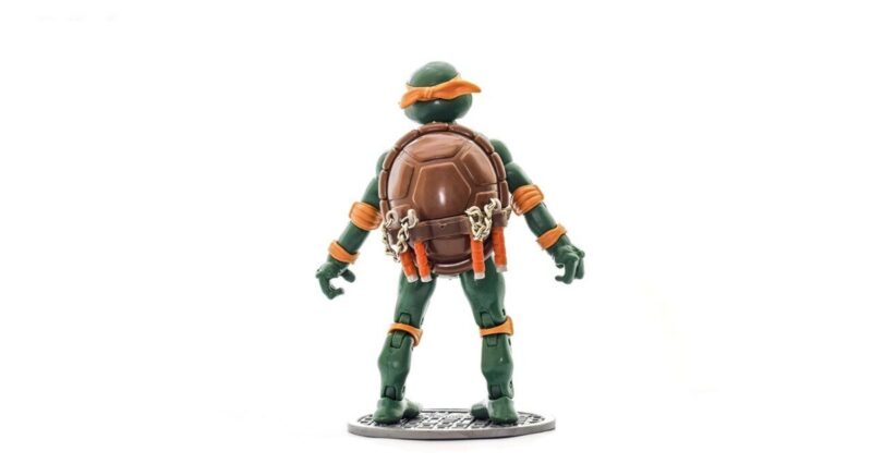 اکشن فیگور آناترا سری Ninja Turtles Premium مدل Michelangelo