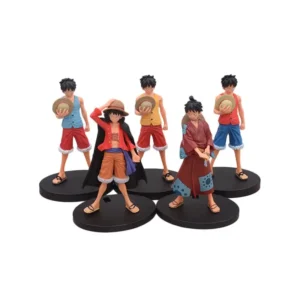 فیگور مدل لوفی طرح وان پیس One Piece Luffy مجموعه 5 عددی